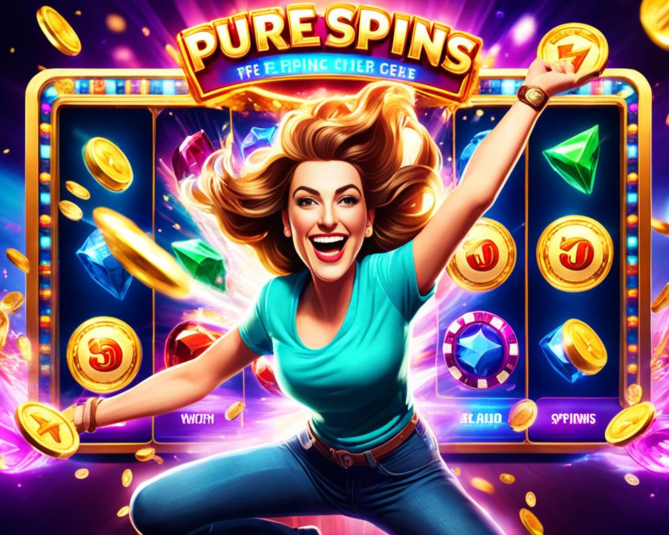 PureWin casino free spins - woman